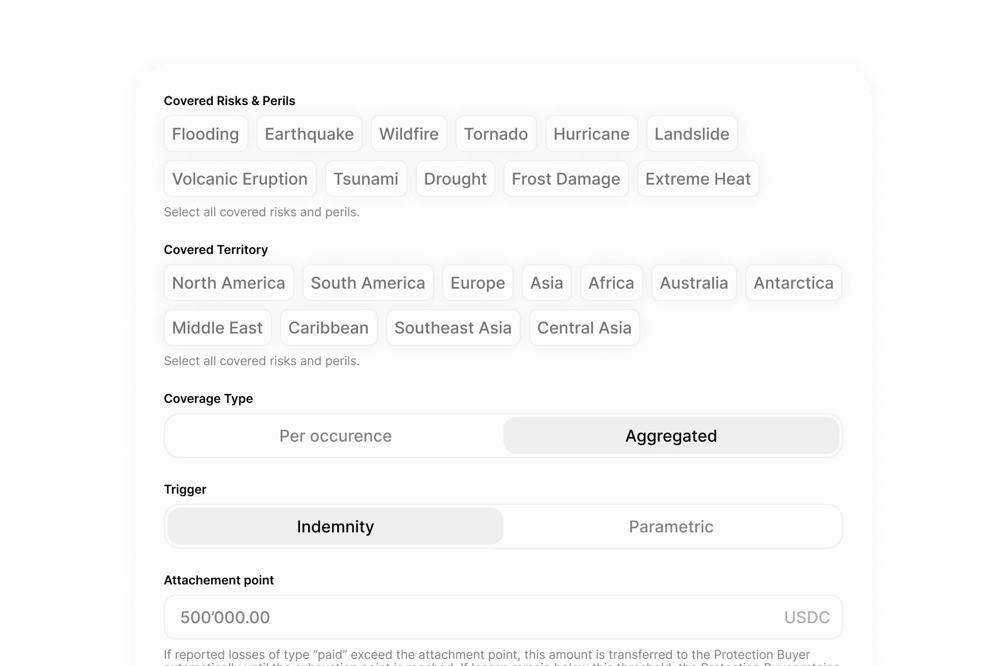 Product configurator interface