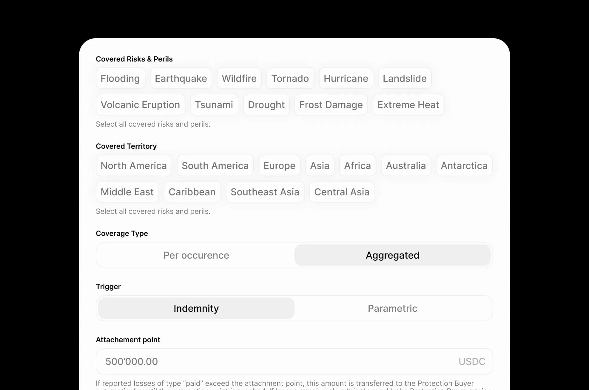 Product configurator interface